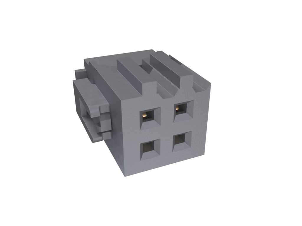 Amphenol Communications Solutions 4-Way IDC Connector Socket for Cable Mount, 2-Row