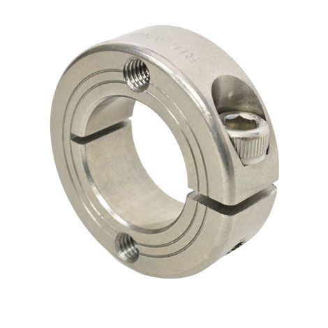 Ruland Shaft Collar, One Piece, Clamp, Bore 16mm, OD 34mm, W 13mm, 303 Stainless Steel