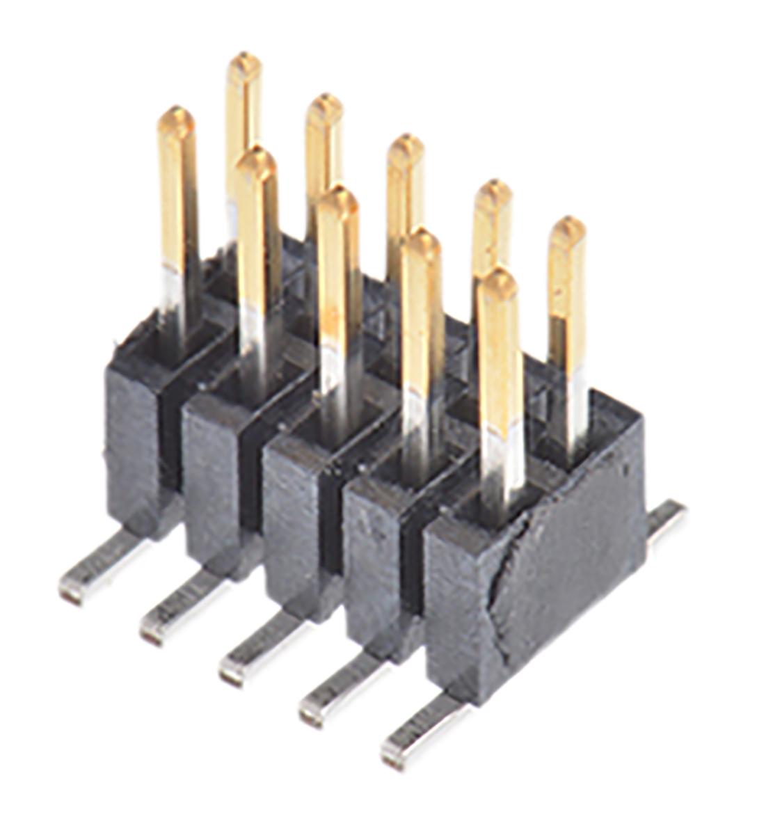 Samtec FTSH Series Straight Surface Pin Header, 10 Contact(s), 1.27 mm Pitch, 2 Row, Unshrouded