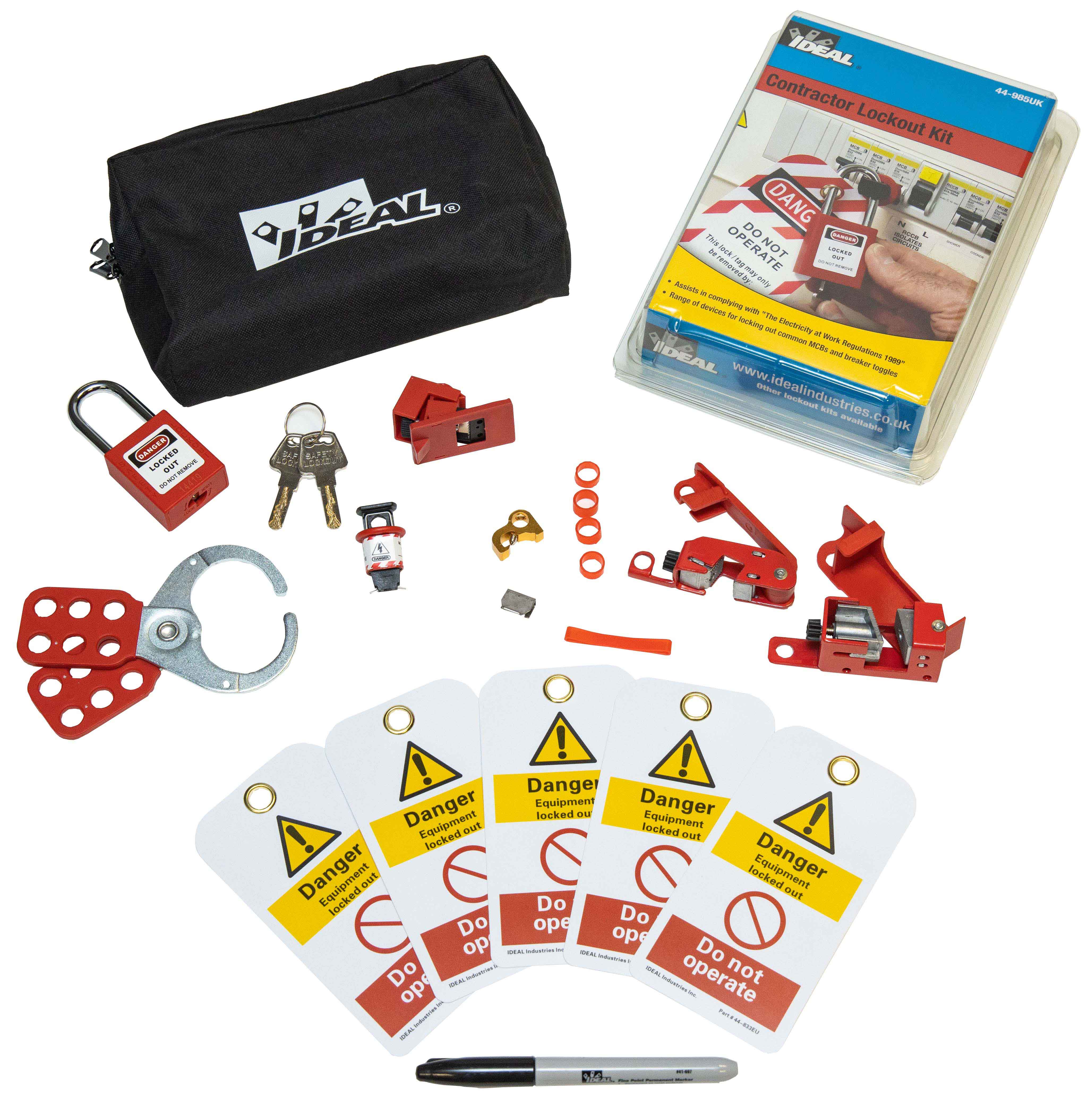 Ideal Industries Red 1-Lock Lockout Device