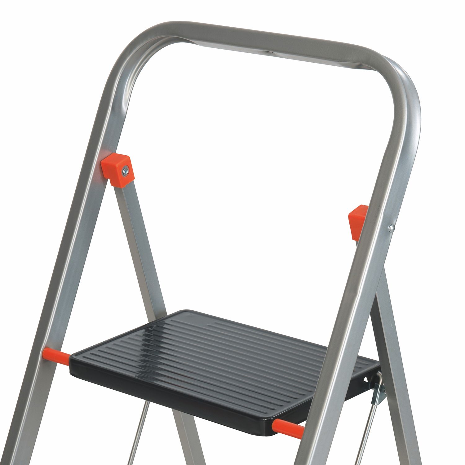 RS PRO 2 Tread Steel Steps 0.5m Platform Height, Steel