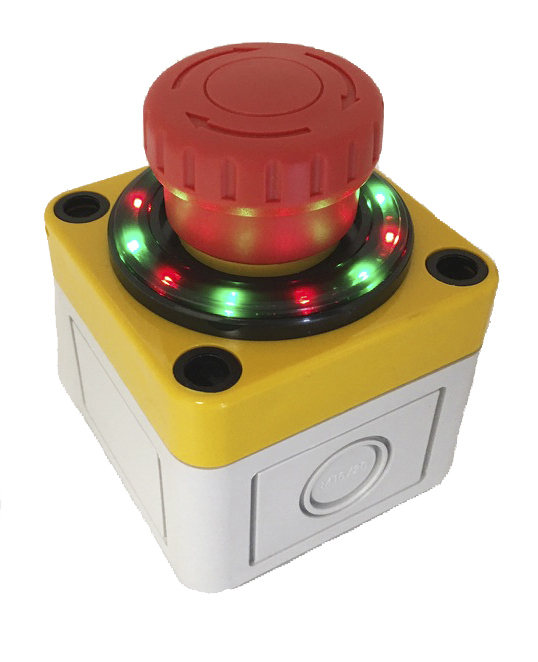 APEM A02ES-I Series Twist Release Emergency Stop Push Button, Panel Mount, 22mm Cutout, 2NC, IP65