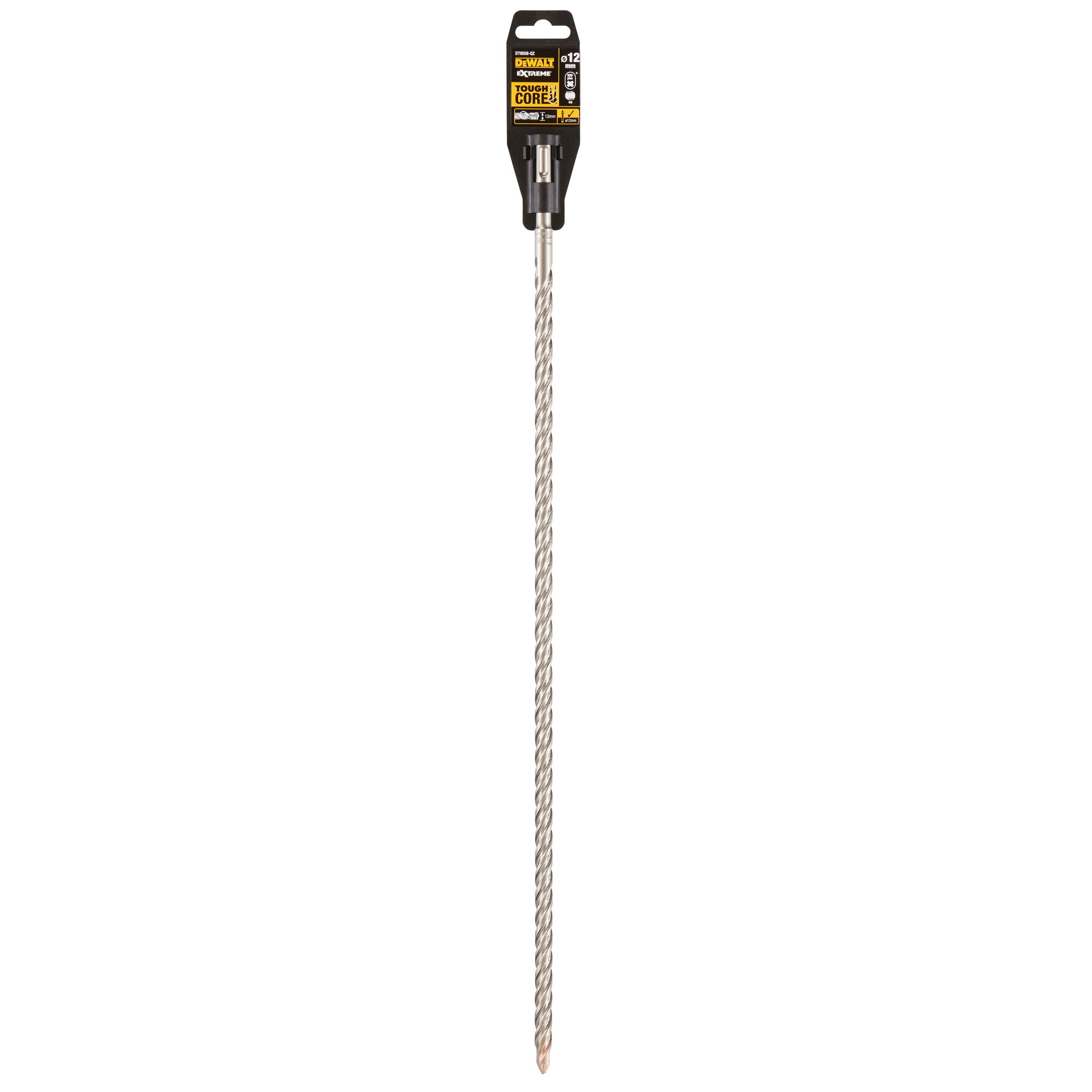 DeWALT DT955 Series SDS Drill Bit for Concrete, 12mm Diameter, 600 mm Overall