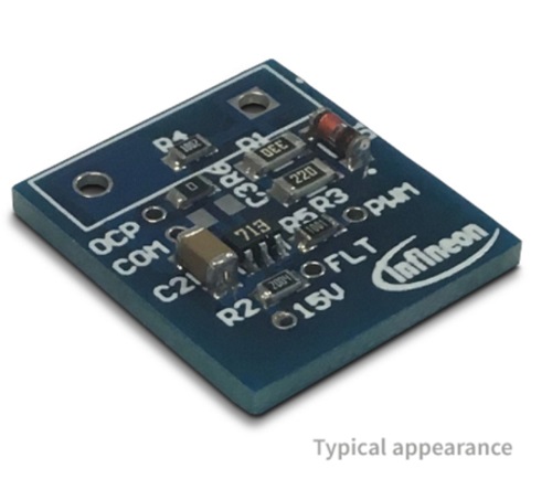 Infineon EVAL-1ED44173N01B MOSFET for 1ED44173N01B low-side Gate Driver for Switched-mode Power circuit