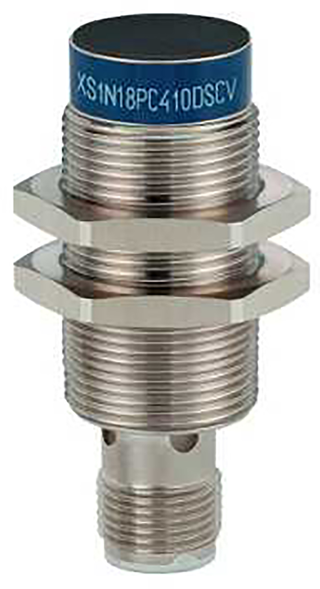 Telemecanique Sensors Inductive Threaded Barrel Proximity Sensor, M18, 5 mm Detection, PNP NO+NC, 12 → 24 V dc