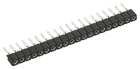 5 Way Preci-Dip Straight Through Hole 2mm SIL Socket, Solder, 3A 100 V ac, 150 V dc