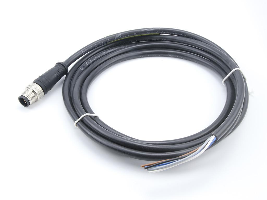 Brad from Molex Female 5 way M12 to Male 4 way Free End Sensor Actuator Cable, 10 m