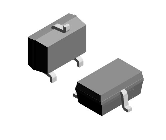 Vishay VCAN33A2-03GHE3-08, Dual-Element Bi-Directional ESD Protection Diode, 140W, 3-Pin SOT-323