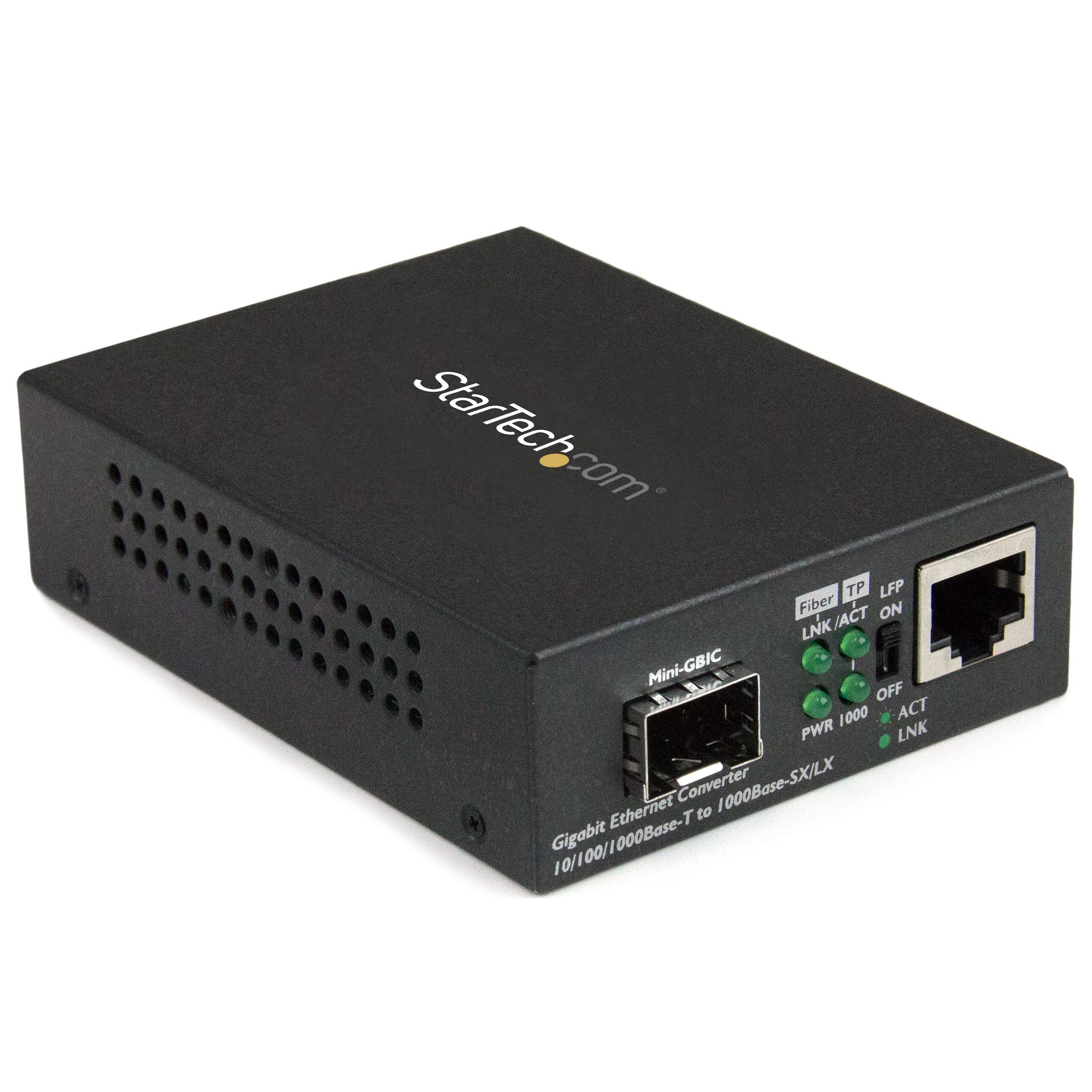 StarTech.com RJ45, SC Media Converter, Single Mode, 10/100/1000Mbit/s, Full Duplex 550m