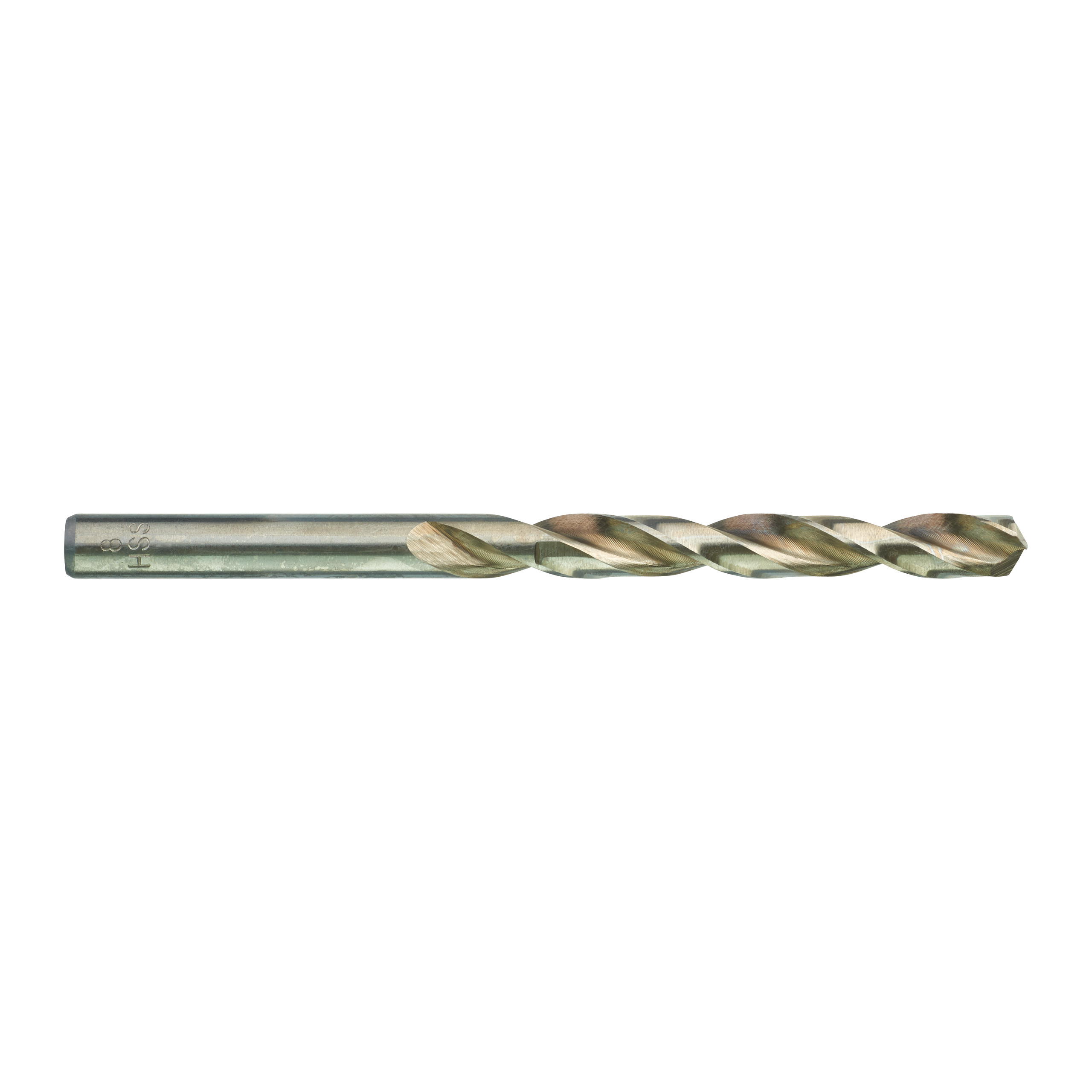 4932 Series HSS-G Twist Drill Bit for Metal, 8mm Diameter, 117 mm Overall
