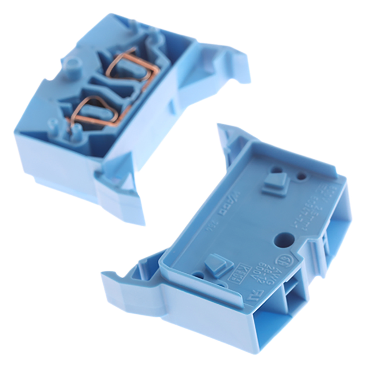 WAGO 264-734 264 Series Blue, 2.5mm², Single-Level, Cage Clamp Termination, ATEX, IECEx