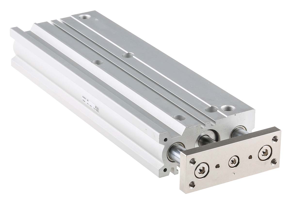 SMC Pneumatic Guided Cylinder - 20mm Bore, 200mm Stroke, MGP Series, Double Acting