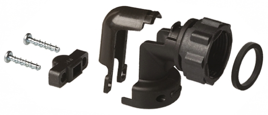 TE Connectivity Cable Clamp Black Screw Thermoplastic Cable Clamp, 8.36mm Max. Bundle