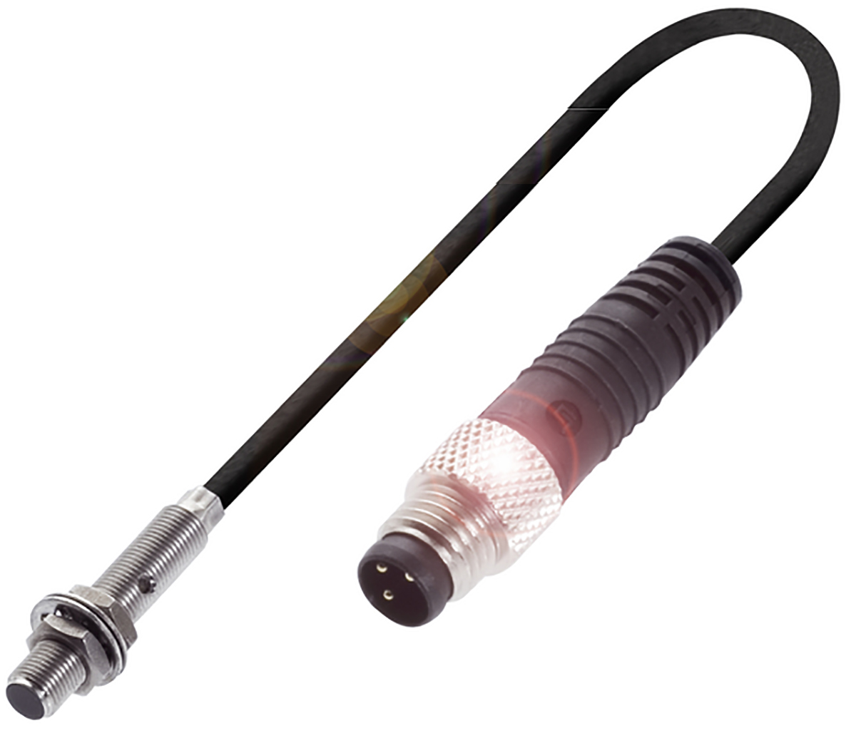 BALLUFF Inductive Threaded Barrel Proximity Sensor, M5, 1.5 mm Detection, PNP NO, 10 → 30 V dc