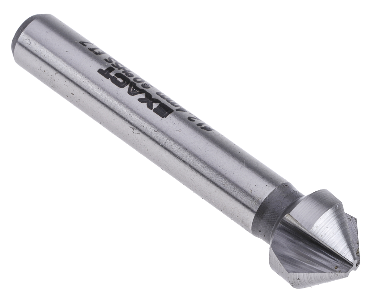 EXACT HSS Drill Bit, 12.4mm Head, 3 Flute(s), 90°, 1 Piece(s)