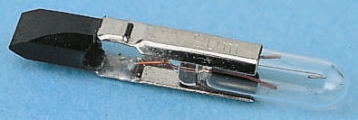 Orbitec T5.5 Telephone Lamps Indicator Light, Clear, 12 V, 20 mA, 5000h