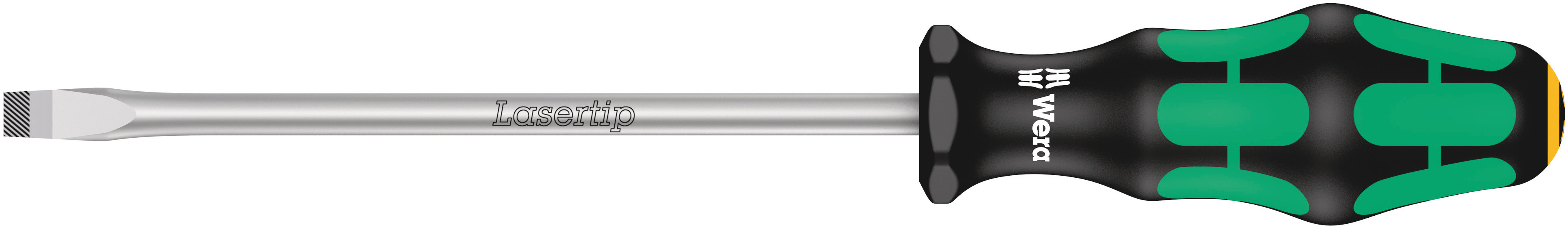 Wera Slotted  Screwdriver, 7 mm Tip, 150 mm Blade, 255 mm Overall