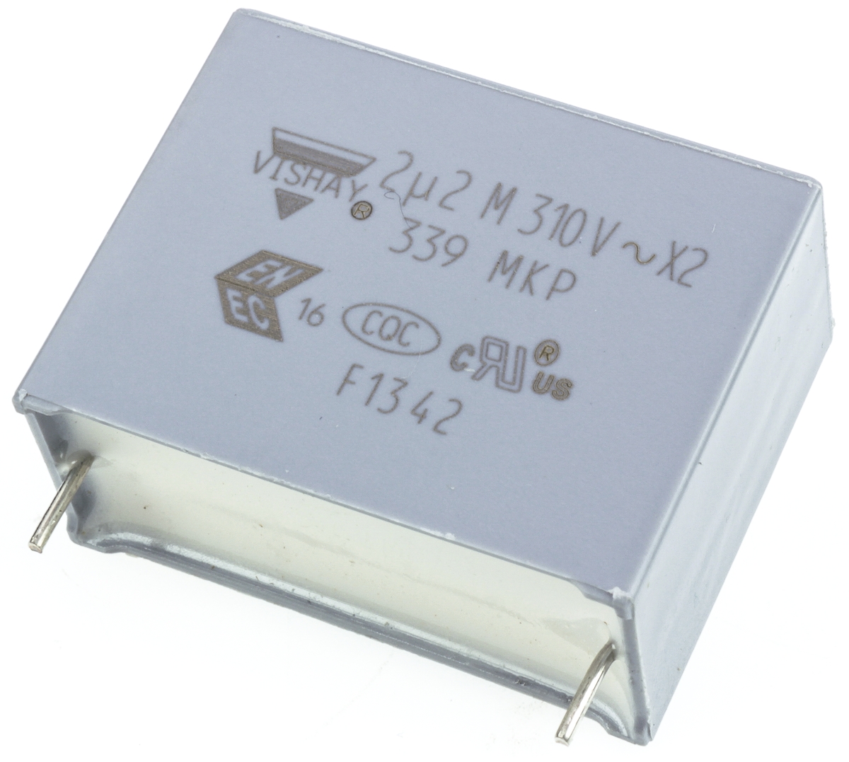 Vishay MKP 339 Polypropylene Film Capacitor, 310V ac, ±20%, 2.2μF, Through Hole