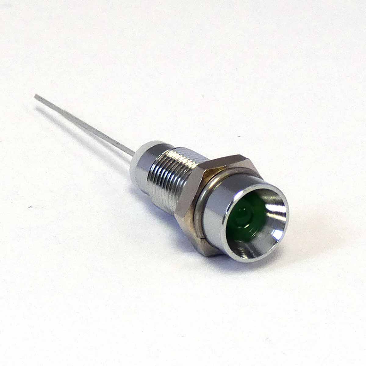 CML Innovative Technologies 1903X00X Series Green Panel Mount Indicator, 2.2V, 6mm Mounting Hole Size, IP40