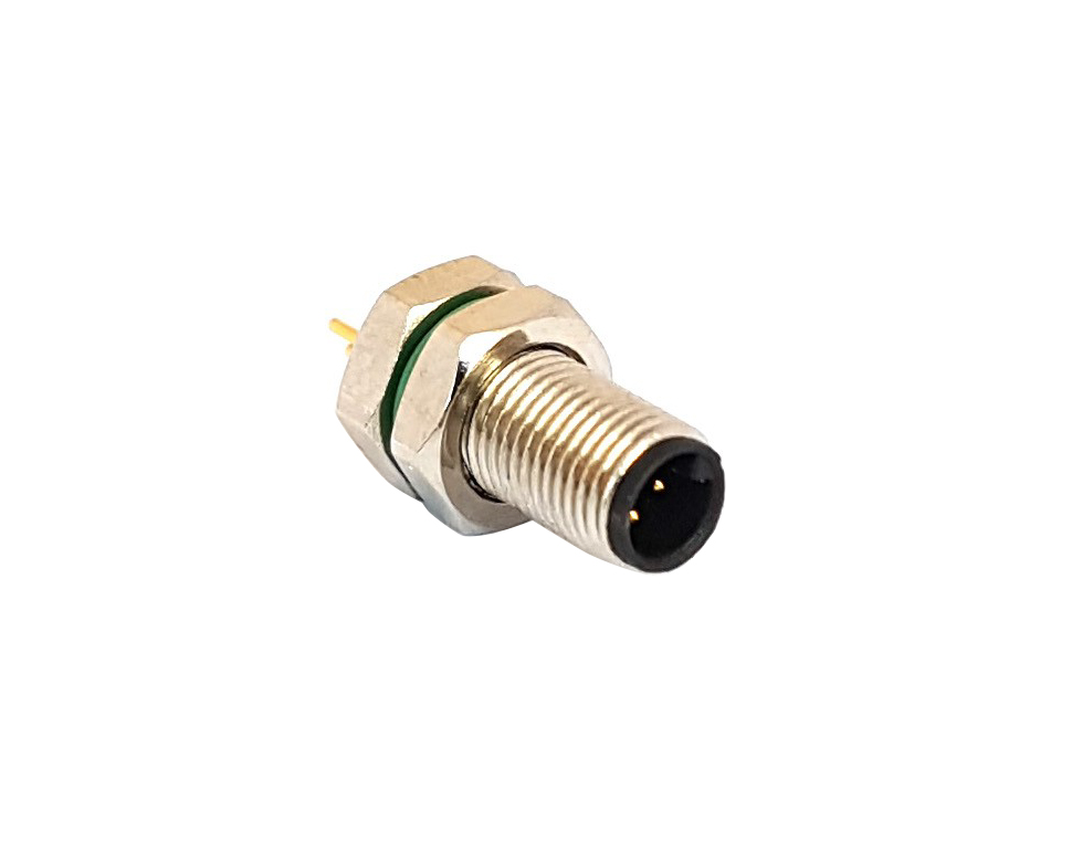 Bulgin Circular Connector, 4 Contacts, Rear, M5 Connector, Plug, Male, IP67, Buccaneer M5 Series
