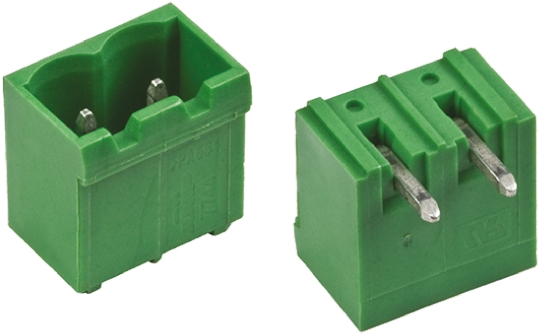 TE Connectivity, 5.08mm Pitch, Buchanan, 2 Way, Right Angle, Pluggable Terminal Block, Header, Through Hole, Solder