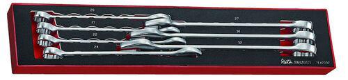 Teng Tools 7-Piece Spanner Set, 20 mm, 21 mm, 22 mm, 24 mm, 27 mm, 30 mm, 32 mm
