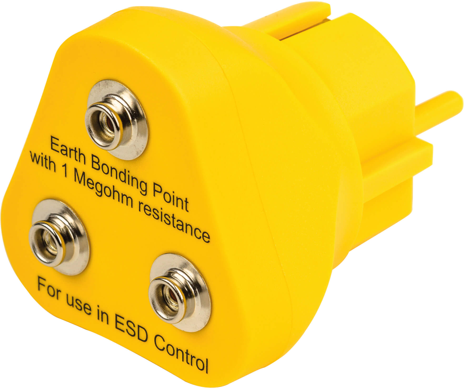 EUROSTAT ESD Earthing Wire Stud With 3 x 7mm-Male Snaps