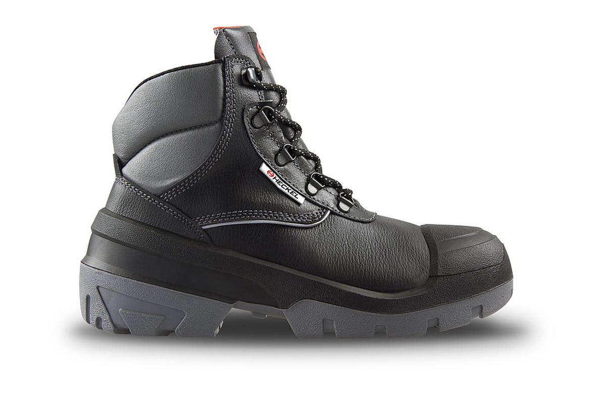 Heckel XXL PRO Black Steel Toe Capped Men's Ankle Safety Boots, UK 13, EU 48