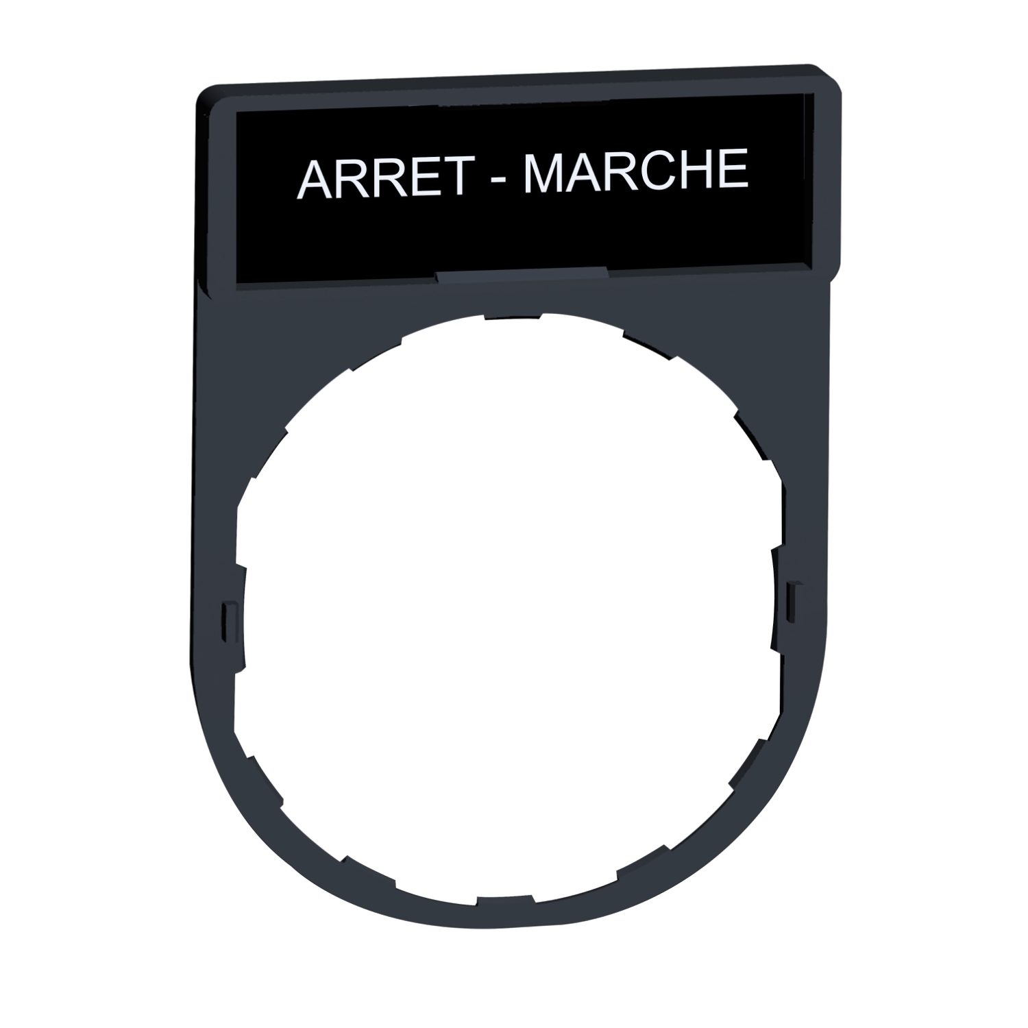 Schneider Electric Legend Holder for Use with XB4 Series, Arrêt - Marche, On Off