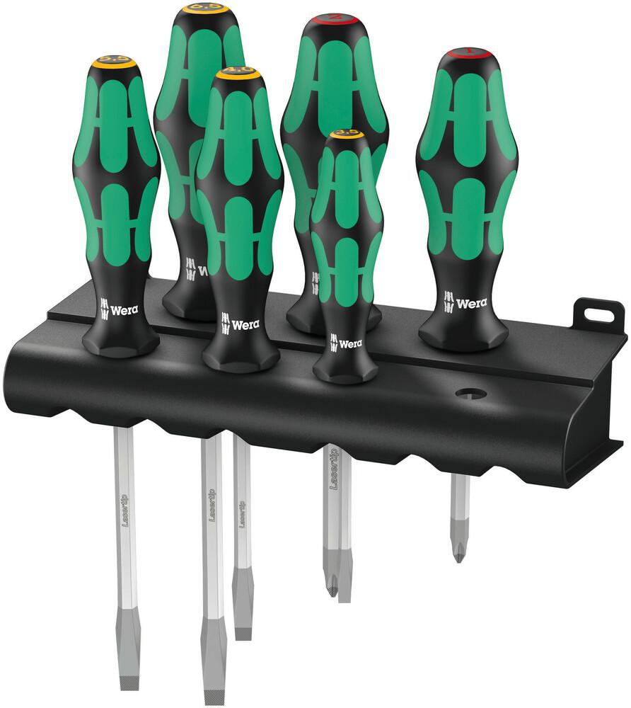 Wera Phillips; Slotted Screwdriver Set, 6-Piece