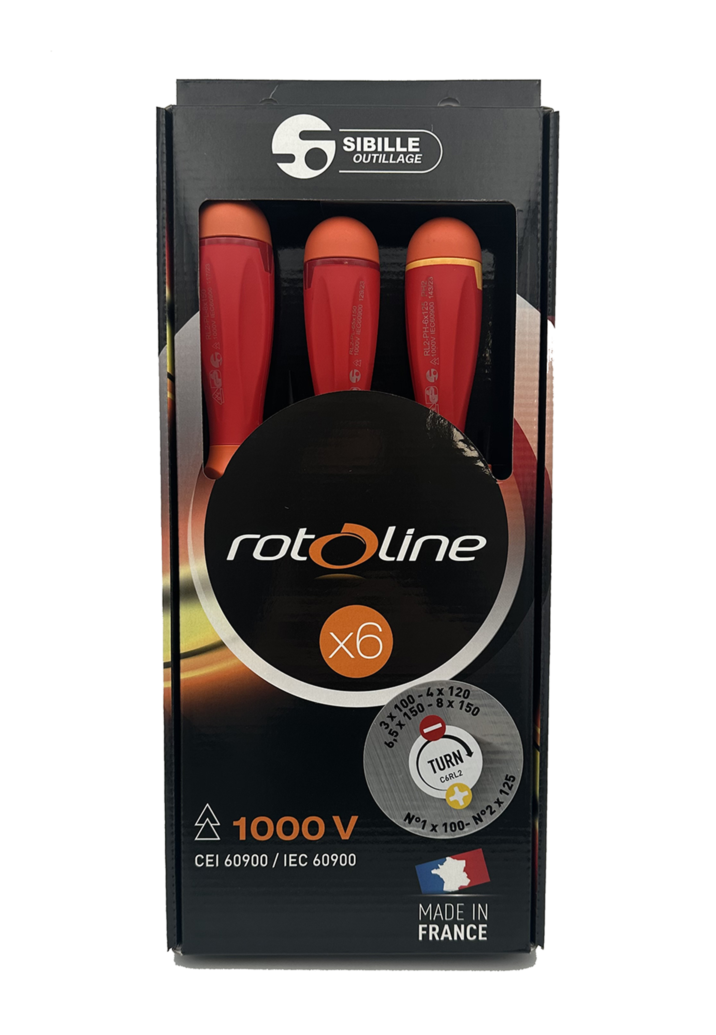 Penta Phillips; Slotted Insulated Screwdriver Set, 6-Piece