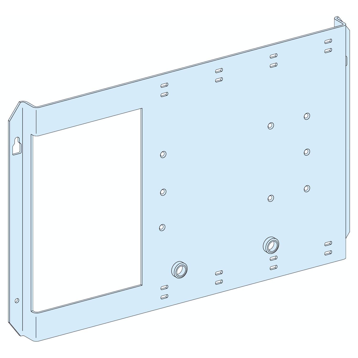 Schneider Electric PrismaSeT G Series Sheet Steel Mounting Plate for Use with PrismaSeT G enclosure, PrismaSeT P