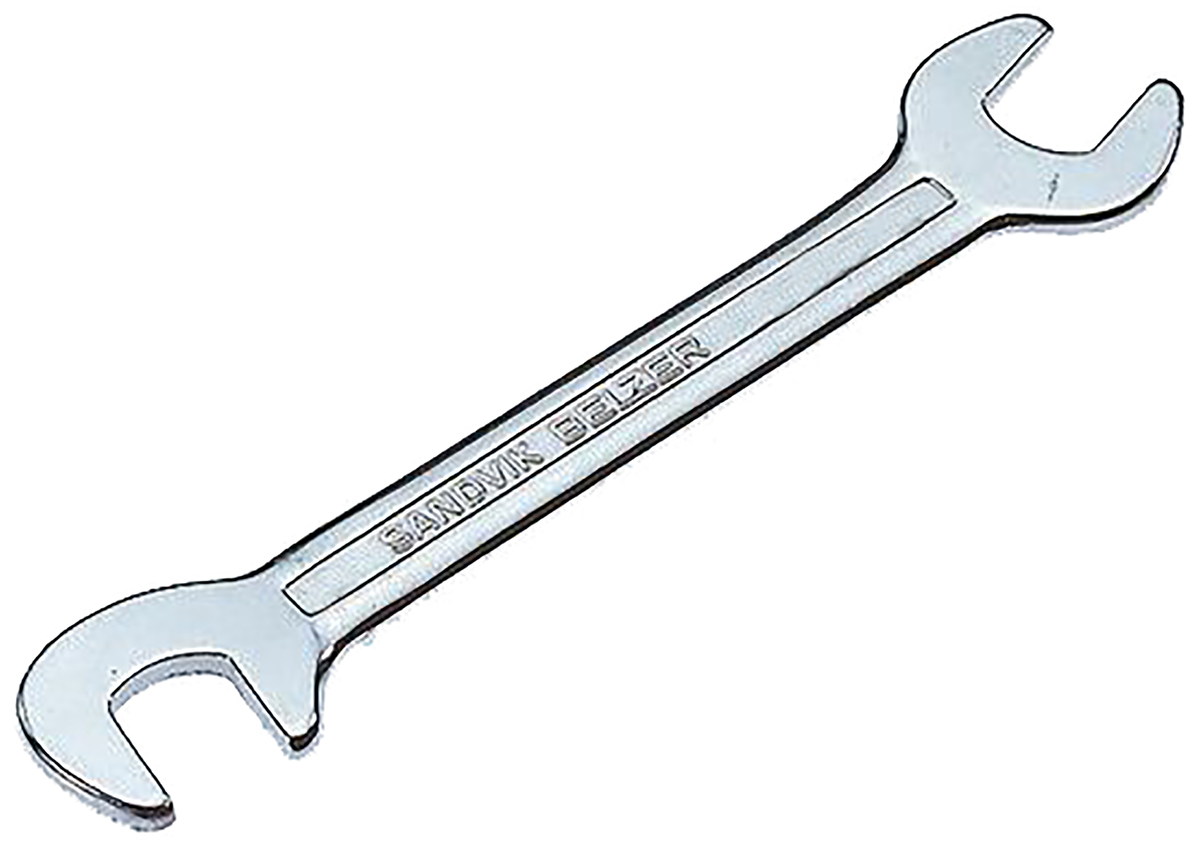 Bahco Double Ended Open Spanner, 17mm, Metric, Double Ended, 160 mm Overall