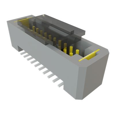 Samtec TFM Series Vertical Through Hole and Surface Mount PCB Header, 20 Contact(s), 1.27 mm Pitch, 2 Row, Shrouded