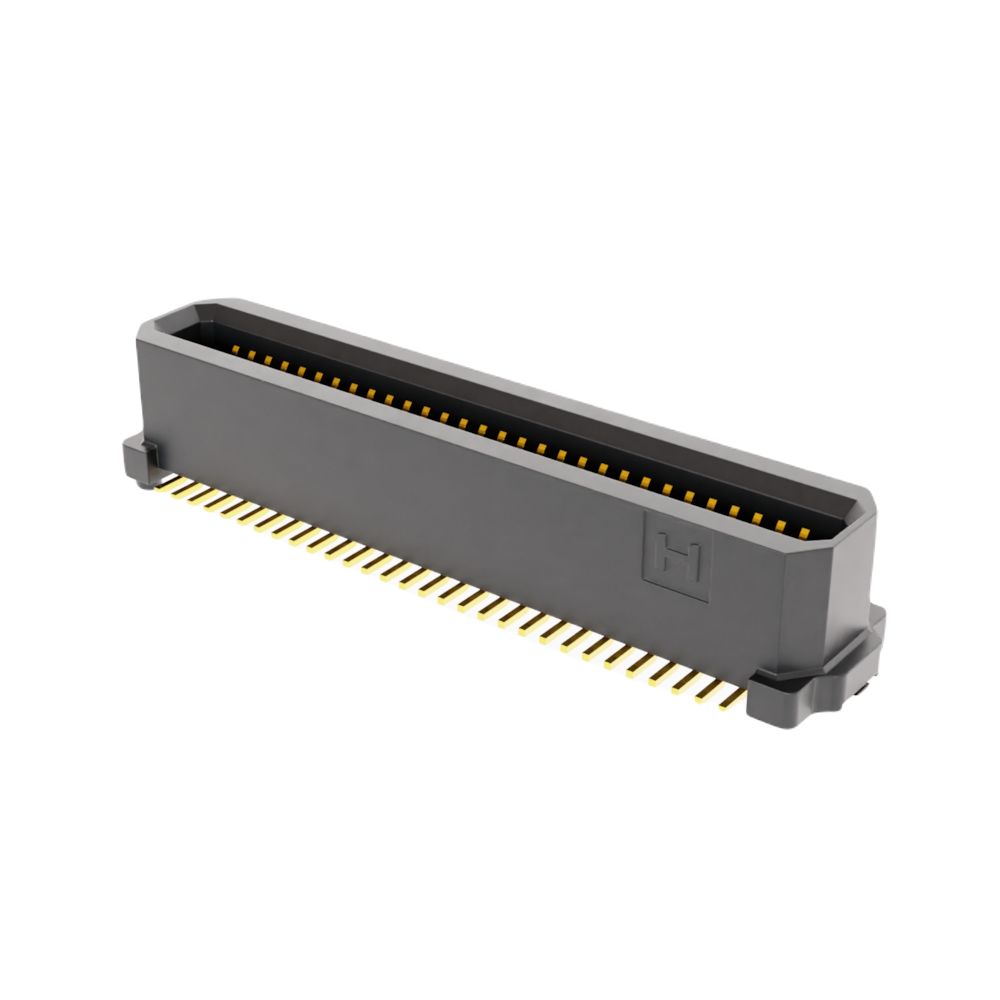 HARWIN FLECTO Series Vertical Surface PCB Header, 60 Contact(s), 0.635 mm Pitch, 2 Row, Shrouded