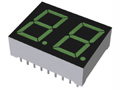 LBP-602MA2 ROHM 2 Digit LED LED Display, CA Green 100 mcd RH DP 14.3mm