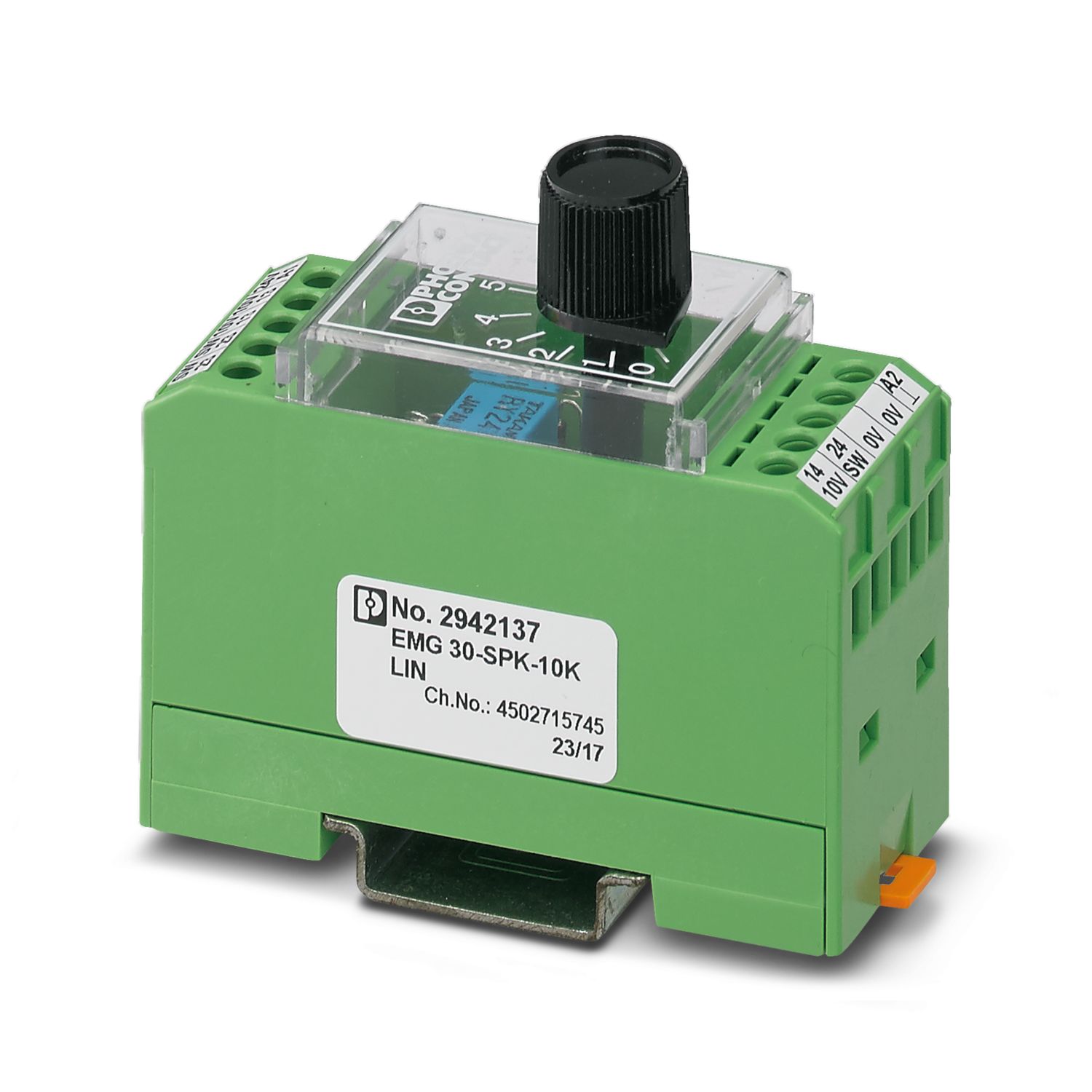 Phoenix Contact Linear Potentiometer DIN Rail