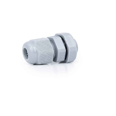 RS PRO Light Grey Nylon Cable Gland, M22 Thread, 8mm min., 13mm max., IP68