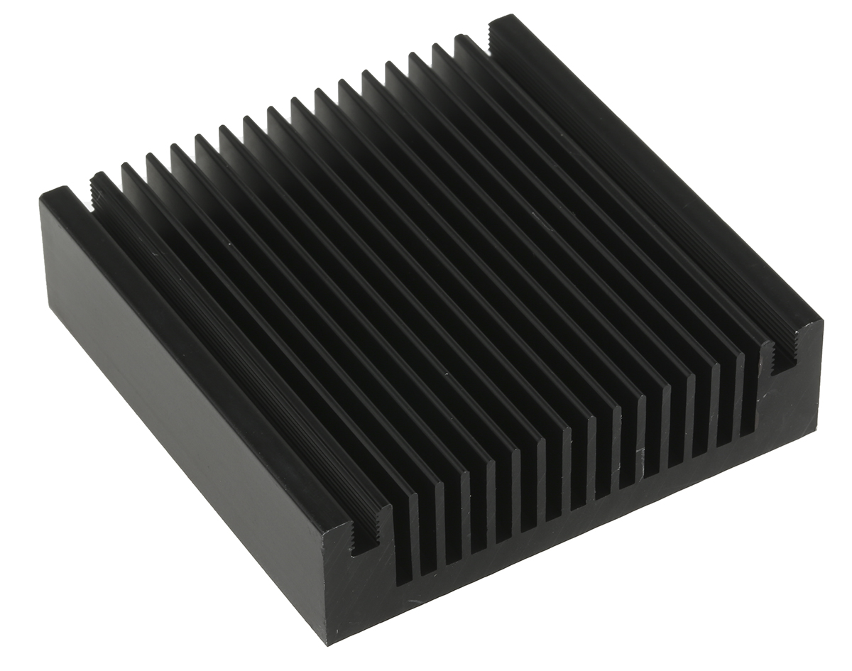 Thermo Electric Devices Heatsink, Universal Square Alu, 2K/W, 60 x 60 x 16mm