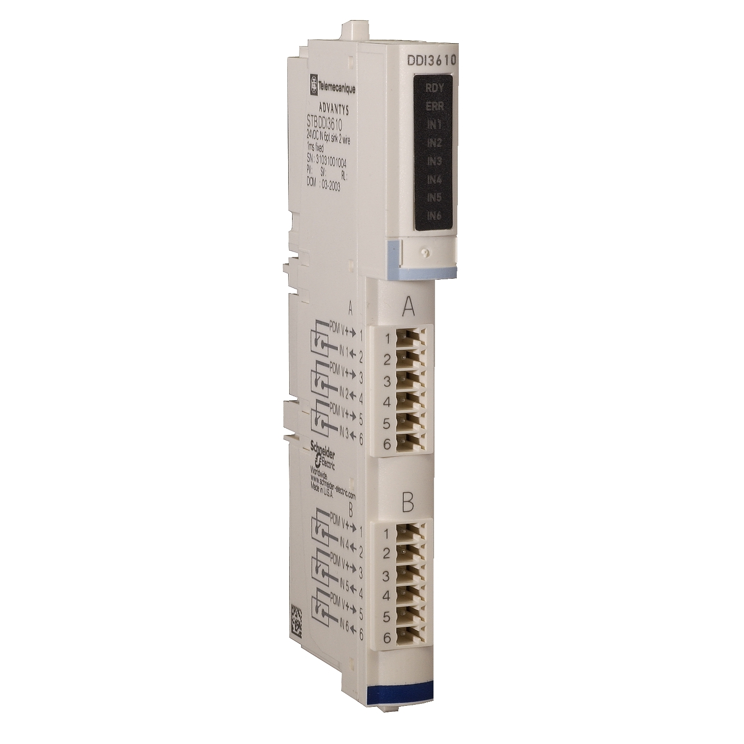 Schneider Electric Advantys STB Series Connection Kit for Use with STB Series, Digital, 24 V