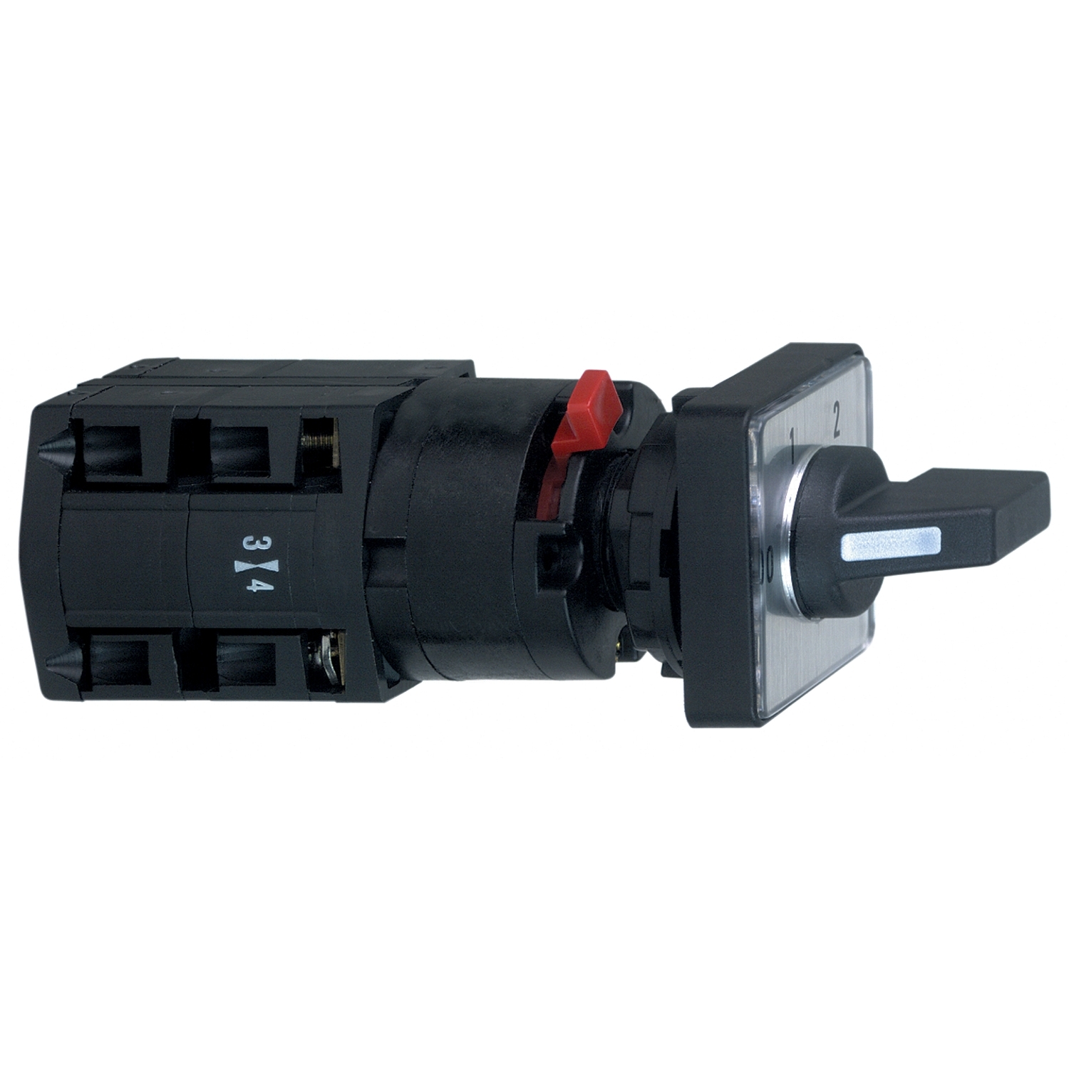 Schneider Electric, 2P 3 Position 60° Cam Switch Body, 400V (Volts), 10A, Handle Actuator