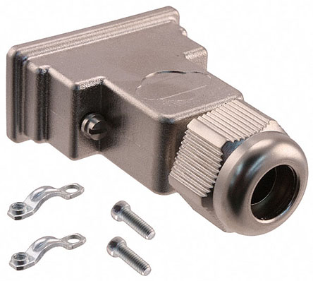 HARTING D-sub Waterproof Series Polymer D Sub Backshell, 9 Way