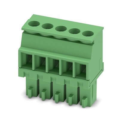 Phoenix Contact, 3.5mm Pitch, 5 Way, Pluggable Terminal Block, PCB, Plug In Termination, 1863181