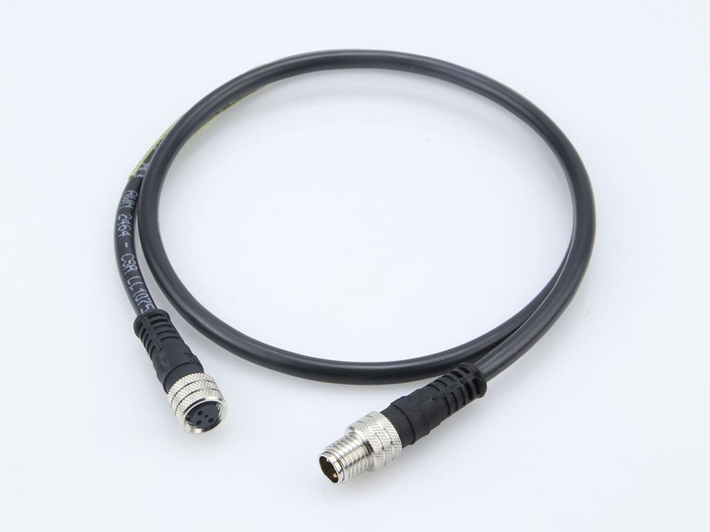 Brad from Molex Female 3 way M8 to Male 3 way M8 Sensor Actuator Cable, 600 mm