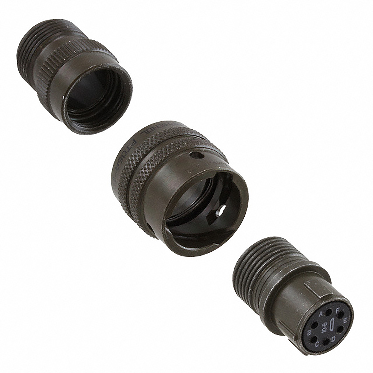Amphenol Industrial, 97 3 Way MIL Spec Circular Connector Receptacle,Shell Size 10SL