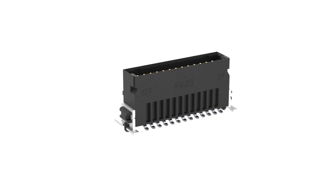 ERNI SMC Series Vertical Surface PCB Header, 26 Contact(s), 1.27 mm Pitch, 2 Row, Shrouded