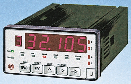 Baumer PA422 LED Digital Panel Multi-Function Meter for Pressure, Torsion, Weight, 93mm x 45mm