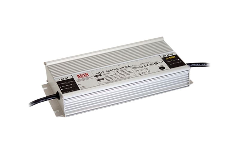 MEAN WELL LED Driver, 420V Output, 480W Output, 1.4A Output, Constant Current Dimmable