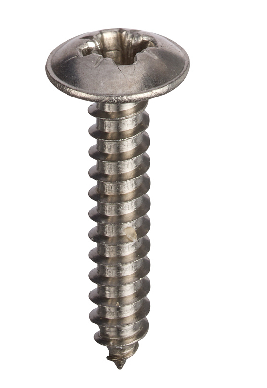 RS PRO Stainless Steel Flanged Head Self Tapping Screw
