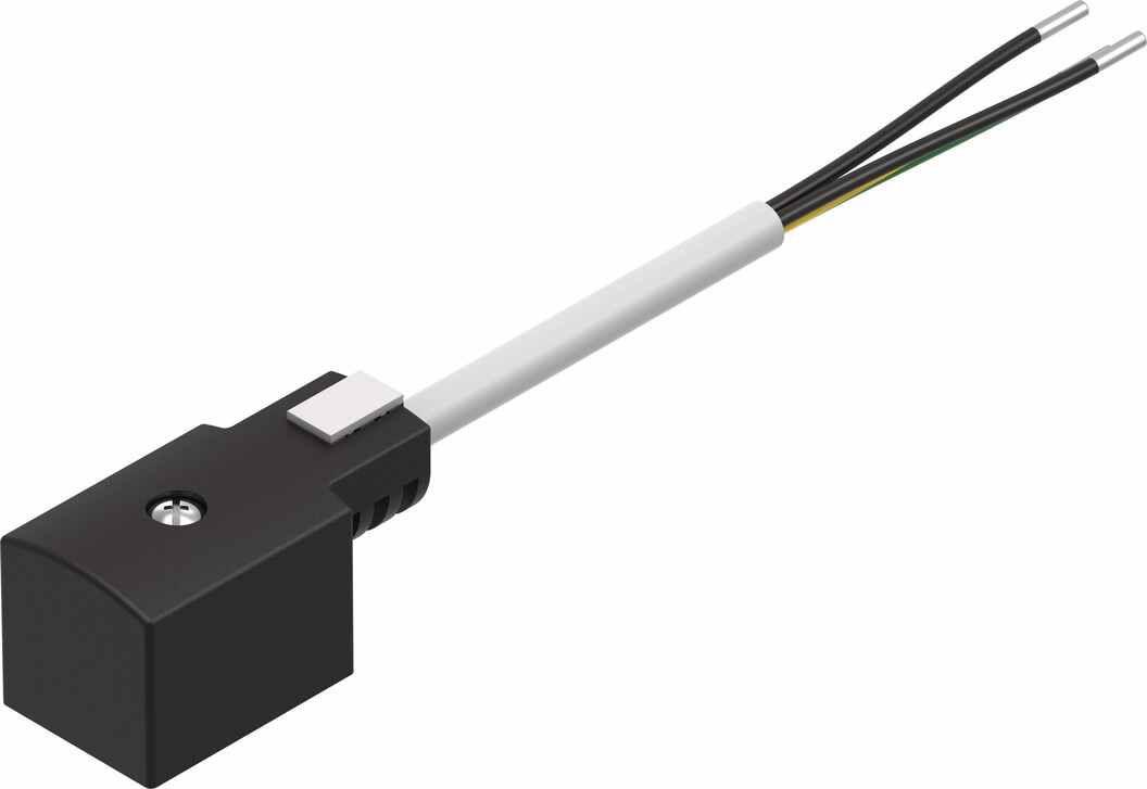 Festo Plug and Cable, KMF Series, For Use With MFHE Series Solenoid Valve
